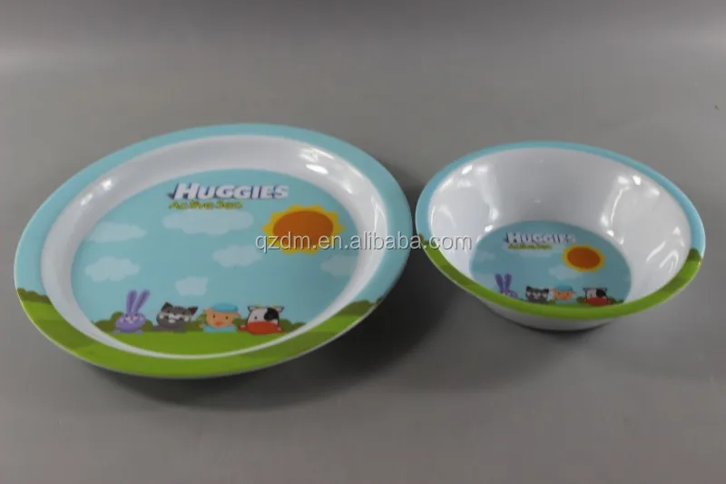 2pcs Melamine Kid's Dinner set