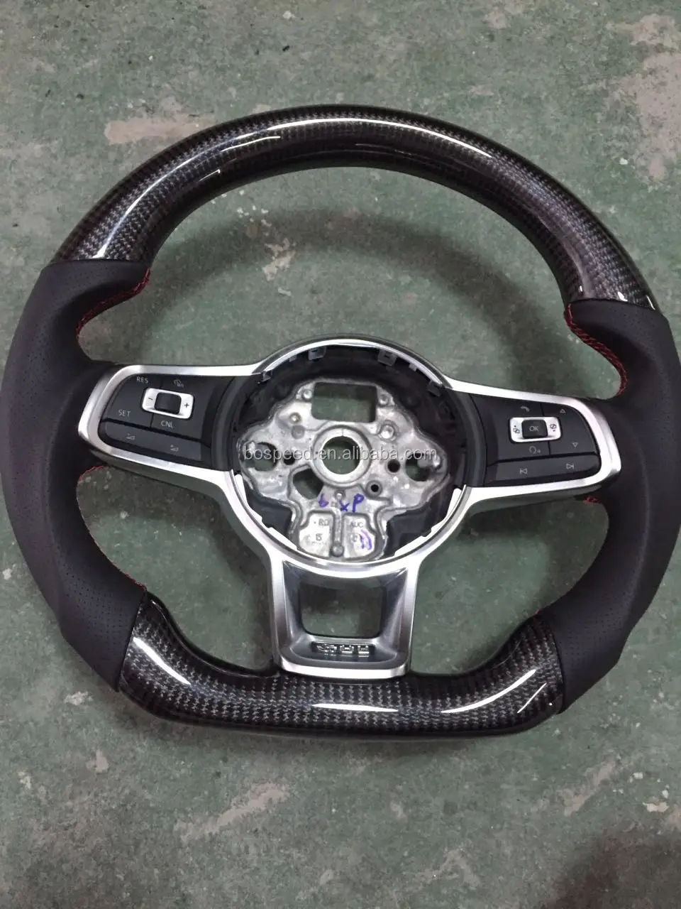 Carbon Fiber Steering Wheel For Vw Cc Scirocco Magotan Golf 5 Golf 6
