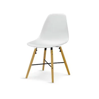 New Italian Design White Plastic Chair Price With Solid Beech Wood New Italian Design White Plastic Chair Price With Solid Beech Wood Leg