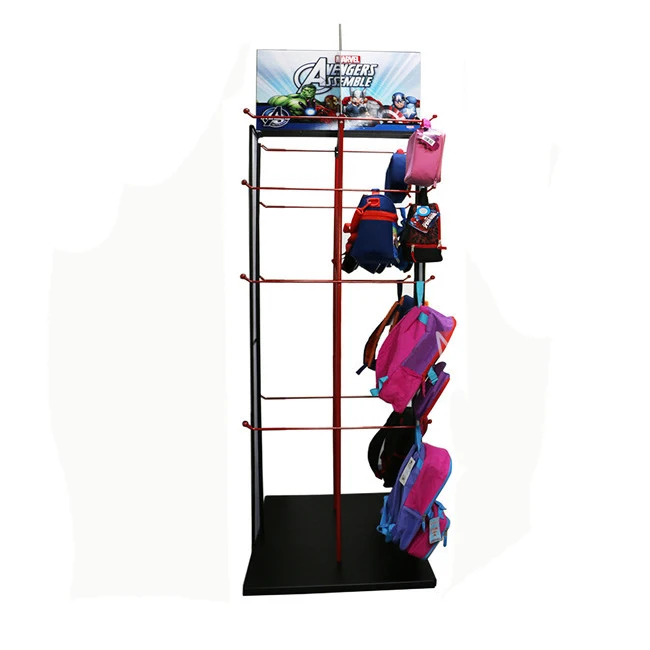 Customized Professional Backpack School Bag Display Stand Rack Alibaba