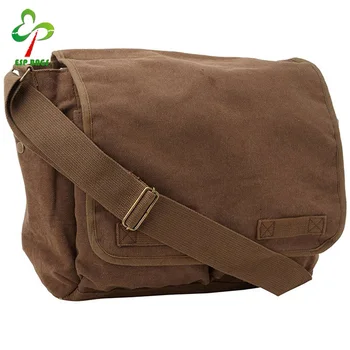 men's messenger bag with water bottle holder