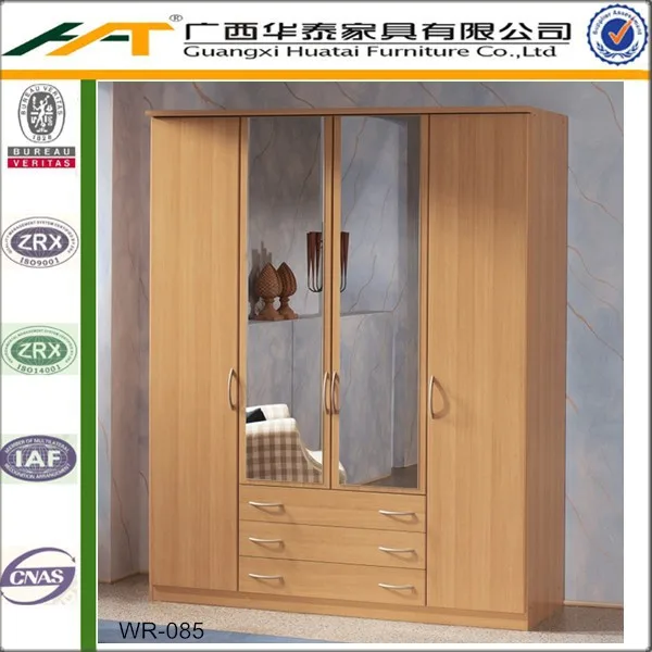 Hotel Bedroom Wardrobe Maple 4 Door Mirrored Wardrobe Buy 4