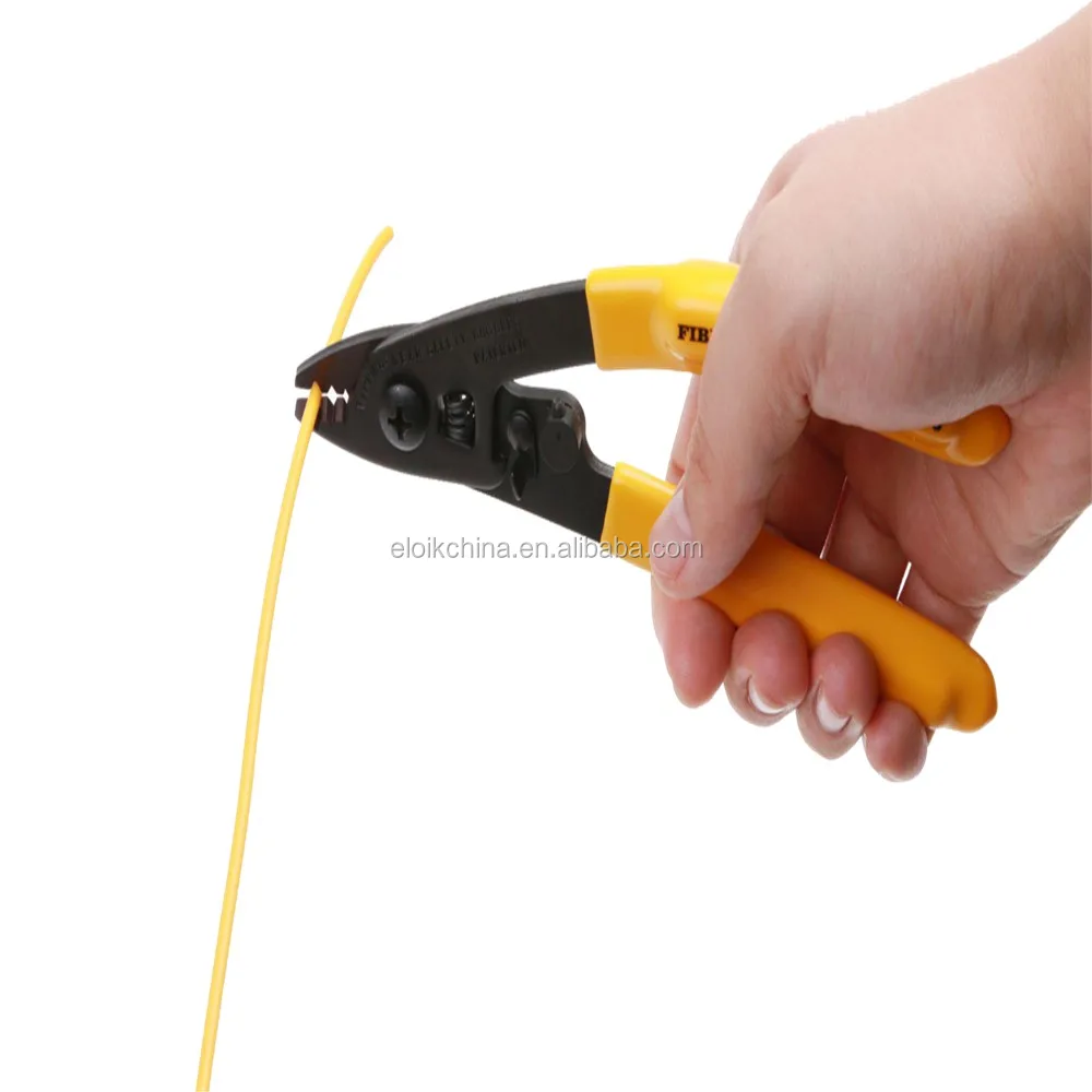 Fiber Optical Cable Crimping Tools Kit/fiber Optic Cable Stripper Tool