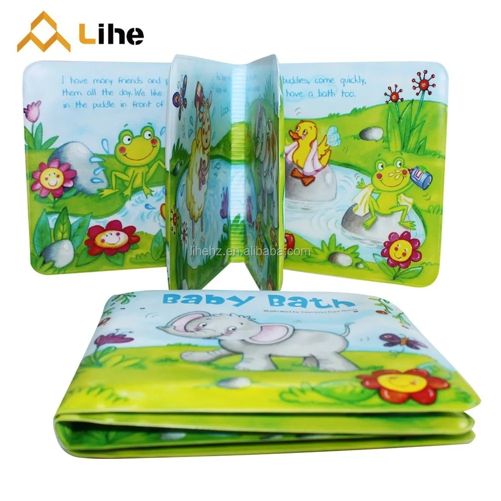 Esummi Educational Waterproof Baby Bath Book For Kids,Cute Elephant