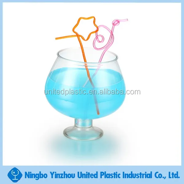 1400ml Pvc Plastic Drinking Cups Fish Bowl With Handle Buy 1400ml Pvc