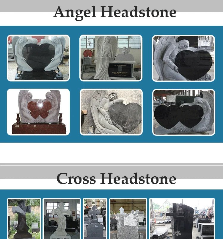 Purple Granite Angel Tombstone And Monument, Hotselling G664 Granite Book Shape Tombstone#