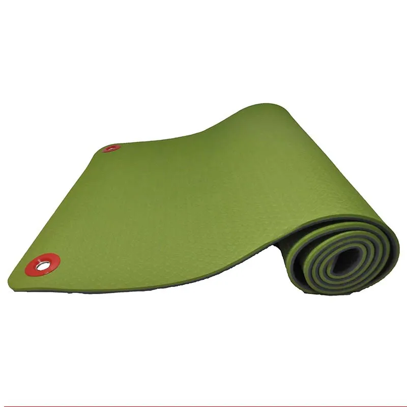 Rambo Manufacturer Anti Slip Tpe Double Layer Yoga Mat Hanging Holes