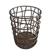 Wholesales Black Power Coating Wire Mesh Cheap Candle Holders And Decorative Lantern