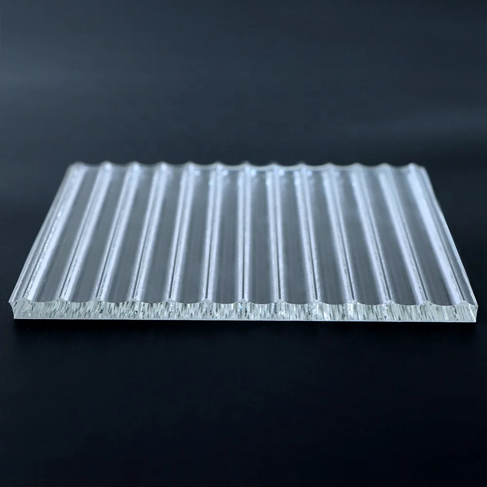 8mm Ultra Clear Tempered Fluted Glass Panels For Office Partition Buy