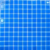 light blue glass wall mosaic tile for decoration materials