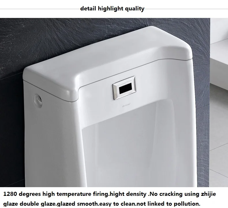 Integrated Automatic Wall-hung Urinal Flush Valve Ceramic Urinal K-970