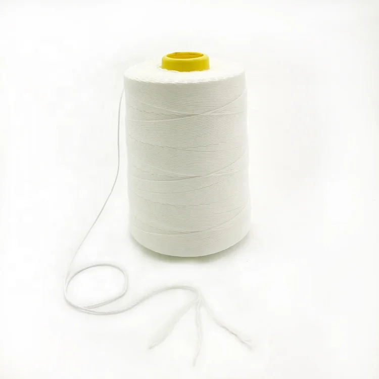Aobo Free samples 100 polyester bag sewing thread 10/4 1kg per pc for pp woven bags