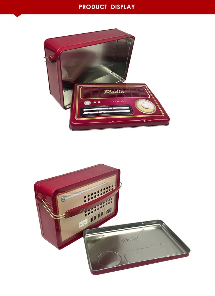 Custom Logo Printed Gift Packaging Metal Tin Box / Child Resistant Christmas Wedding Favor Tin