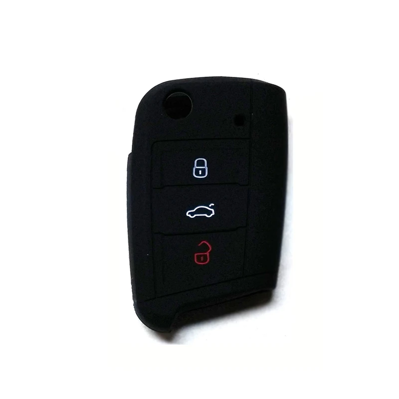 Silicone Remote Flip Key FOB Silicone Case Cover For VW Volkswagen New