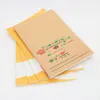 Brown kraft a4 a5 notebook customized printing with stitching binding