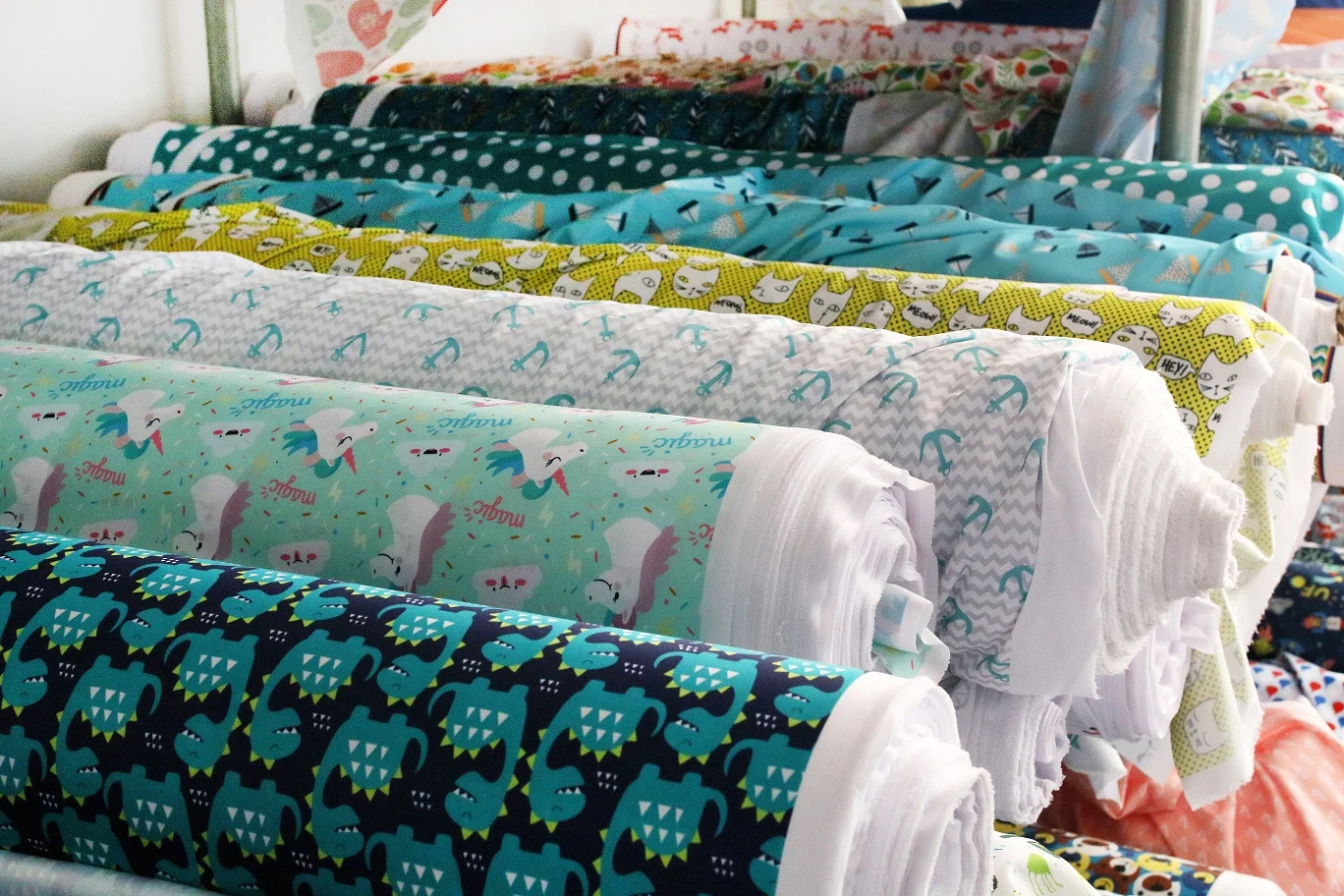 Elinfant 100 Polyester Pul Laminated Fabric Waterproof Cloth Diaper