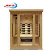 Dry Steam Infrared Function Double Chair Wooden Home Sauna Price