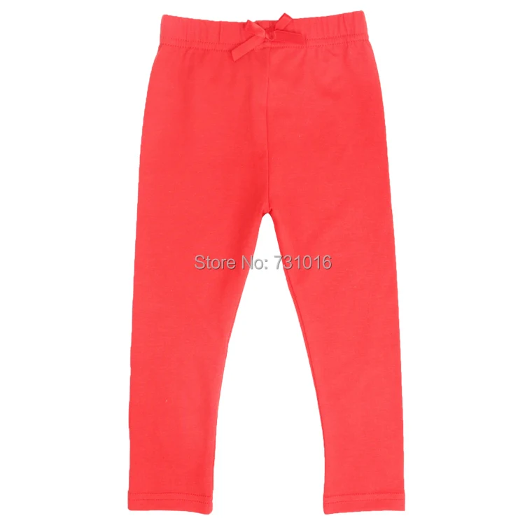 red infant leggings
