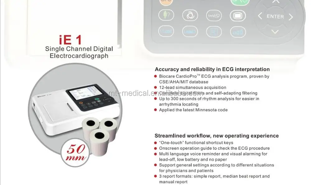 ECG Machine Digital Electro Cardiograph Hospital Device