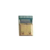Gold plated Type A HDMI male plug charging port connector 19Pins with PCB Board