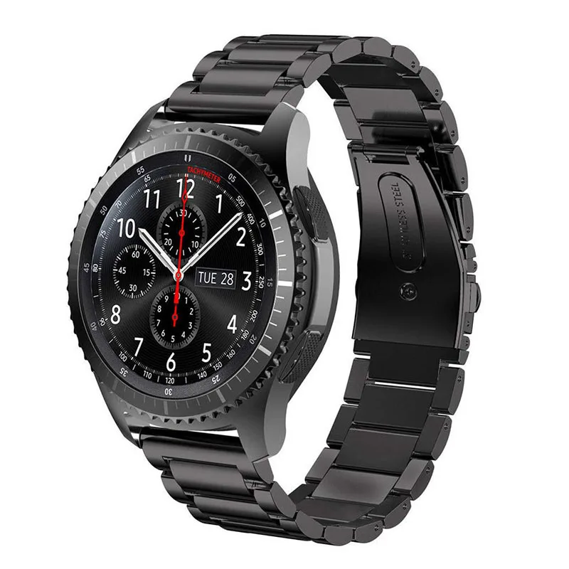 Classic 22mm Woven Nylon Armband Uhrenarmband Für Samsung Gear S3 Frontier 