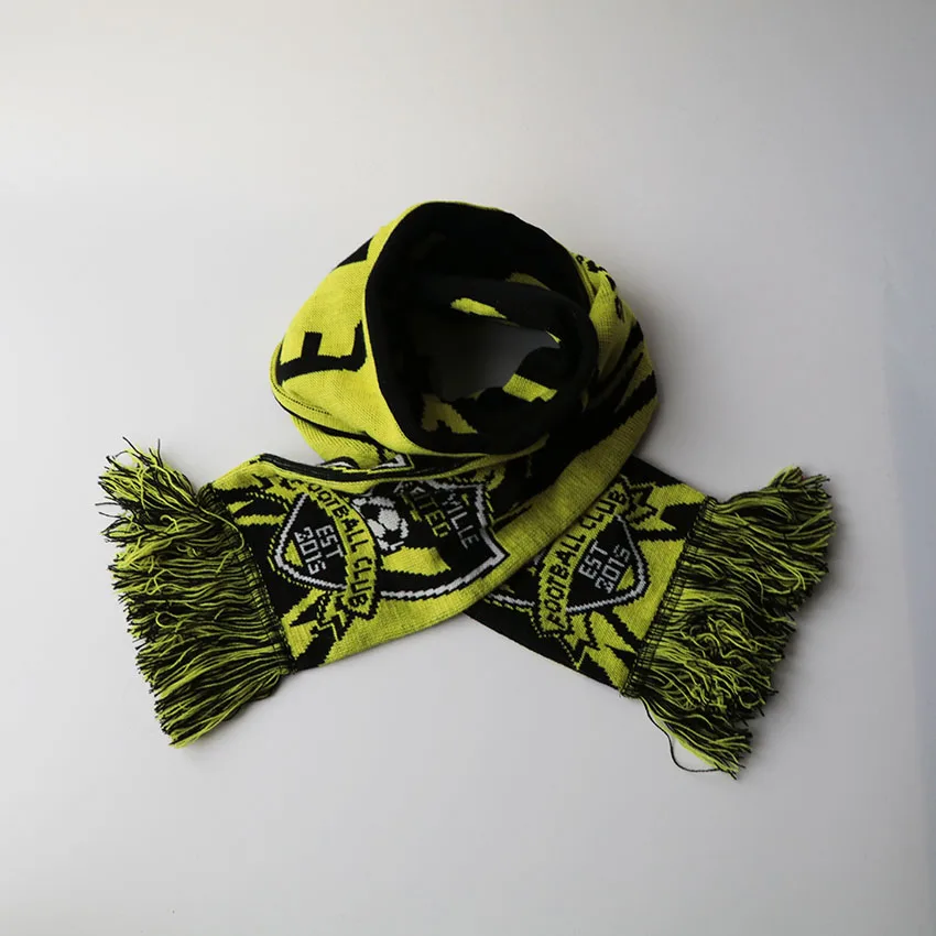 Cheap Price Machine Knitted Football Scarf Knitting Pattern Buy