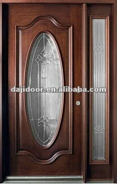 בסגנון אירופאי סגלגל זכוכית דלתות כניסת עיצוב DJ-S9302MSO 