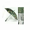 Military Drill camouflage fiberglass windproof rainy umbrella