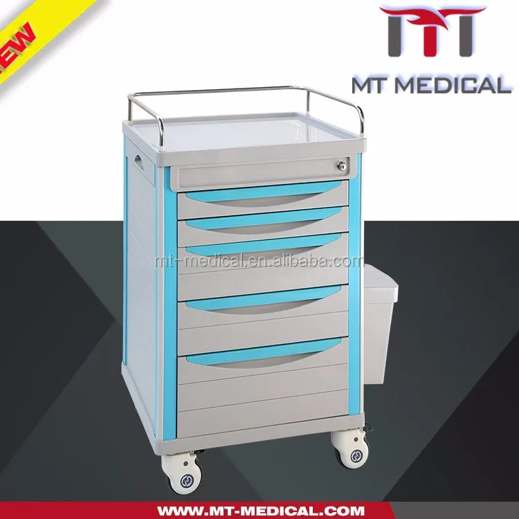 MMT-5 stainless teel dressing trolley with bowl