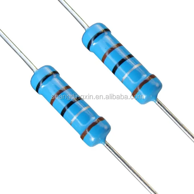 High Precision Resistors 1 4w Metal Film Resistors Fuse 