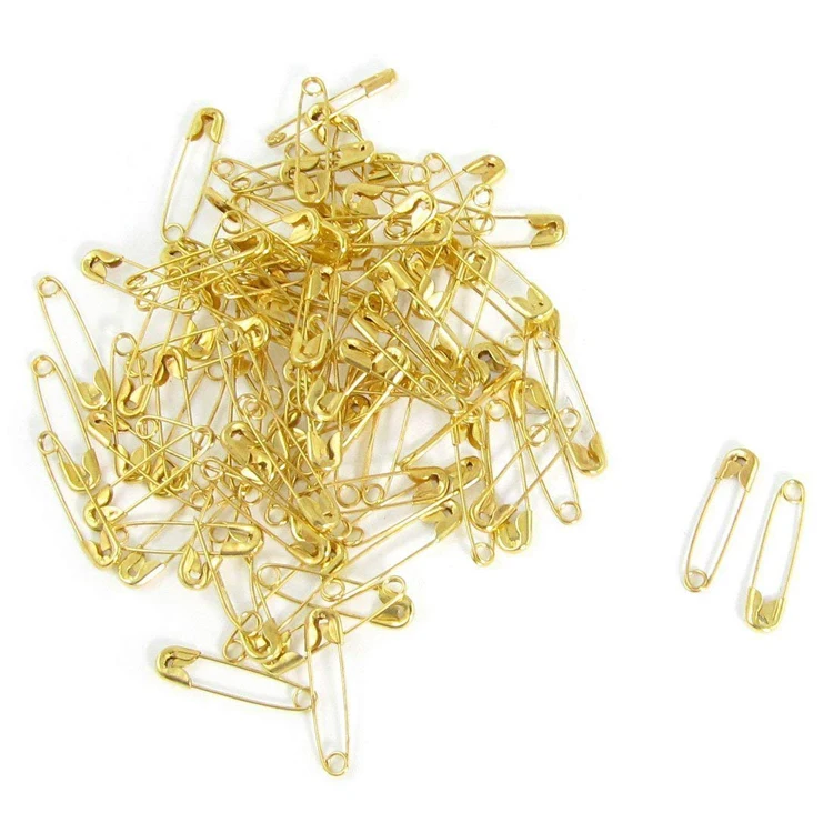 Popular For The Market Gold Pin Beads Small Baby Safety Pins Gold Small