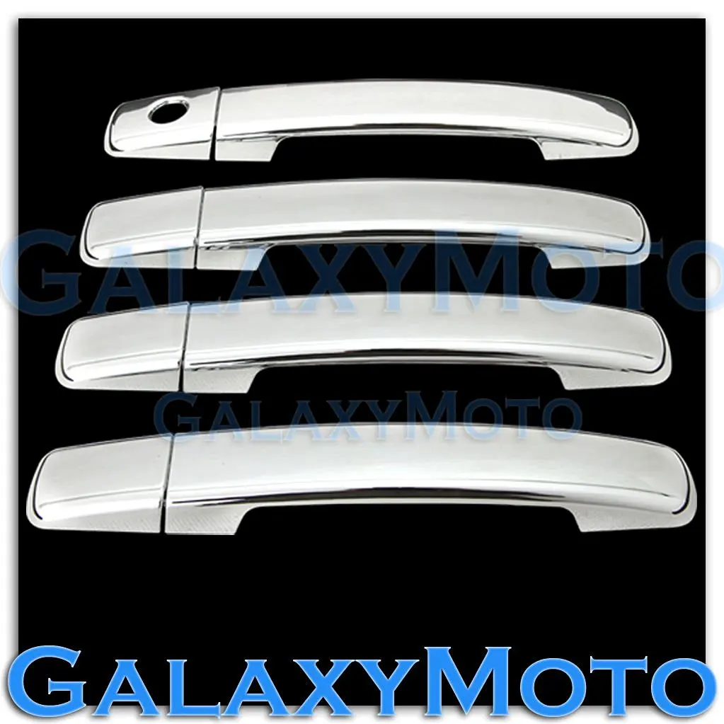 Chrome Mirror+4 Door Handle W//O PSG KH+Tailgate Cover for 04-12 Nissan Frontier