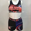Lycra Fabric Cheerleader Costume Girls Team Dance Cheerleading Training Wear Lyrical Dance Costume