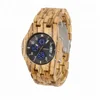 Online Shopping Top-Selling Private Label Wooden Male Chronograph Watches