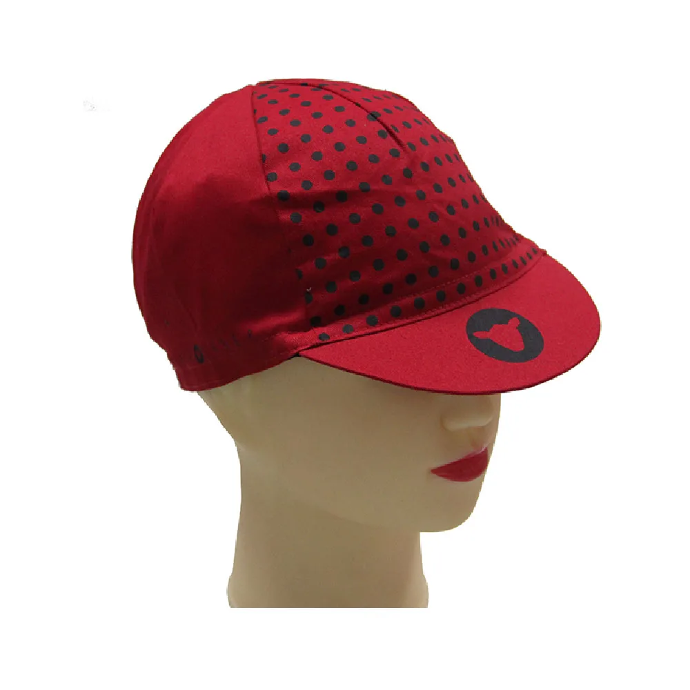 Hot Selling Custom Short Brim Red Bicycle Caps Hats Specialized Cycle
