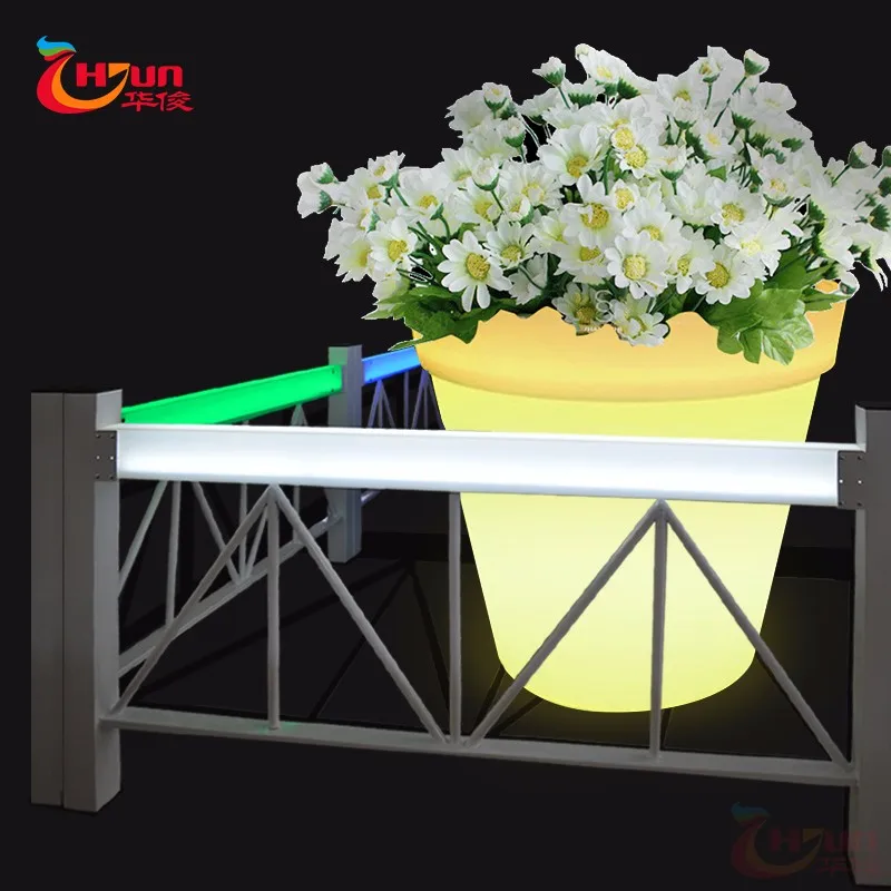 led house railing designs/led plastic railing/led waterproof house railing