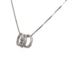 A Stylish And Refined Sterling Silver Necklace For Men To Send Women'S Gifts
