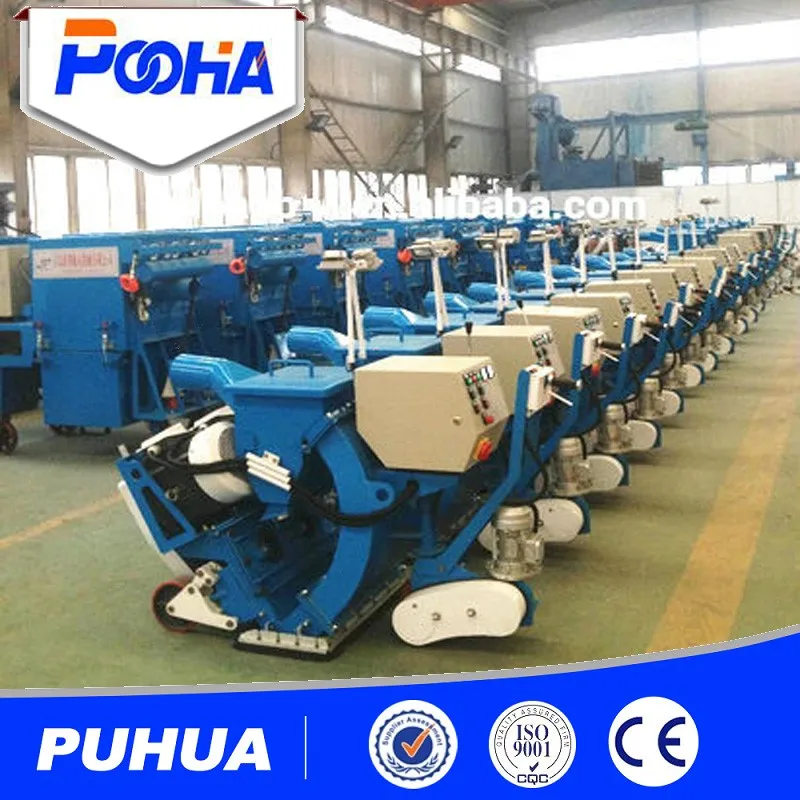 Mobile type concrete floor shot blasting machine for surface cleaning