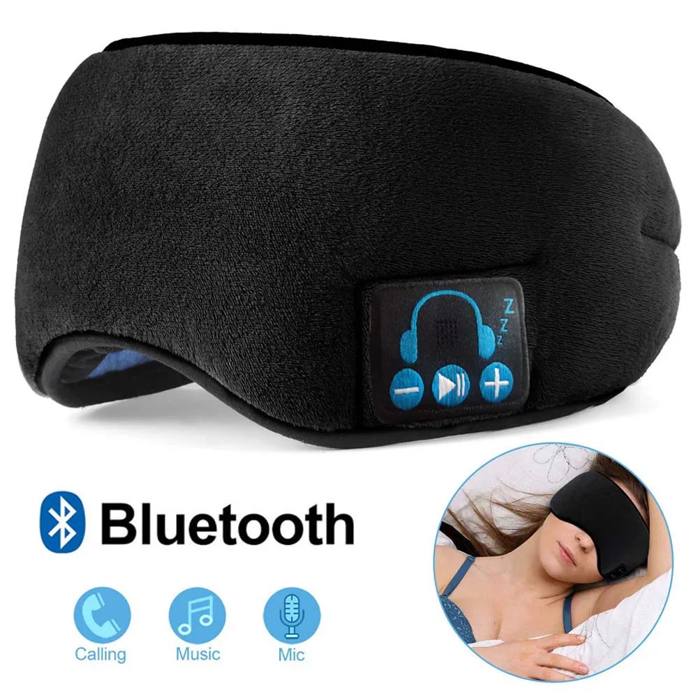 2021 Soft Smart Music Sleep Mask Travel Sleepmask Eye Cover Wireless