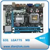 ATX type HDF dual channel ddr2 1333/800/667 memory g31 775 motherboard