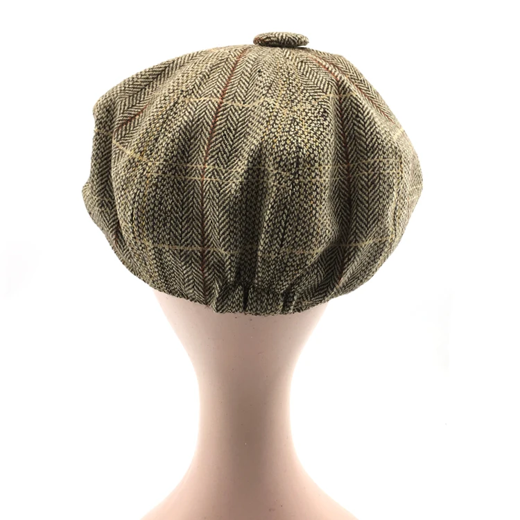 high quality custom wholesale cotton newsboy cap cheap plain beret hat cap