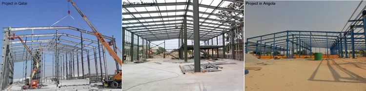 Large span long service life prefab workshop metal shed modular cheap aircraft hangar for Mauritius