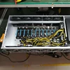 12 card ETH Ethereum Mining Rig Frame Case Box Graphics Card GPU Bitcoin Mining Machine Server Rack