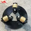 HTC Revager Diameter 230mm or 270mm Bush Hammer Tool Plate With 3 Rolls or 6 Rollers for creating a bush hammered surface