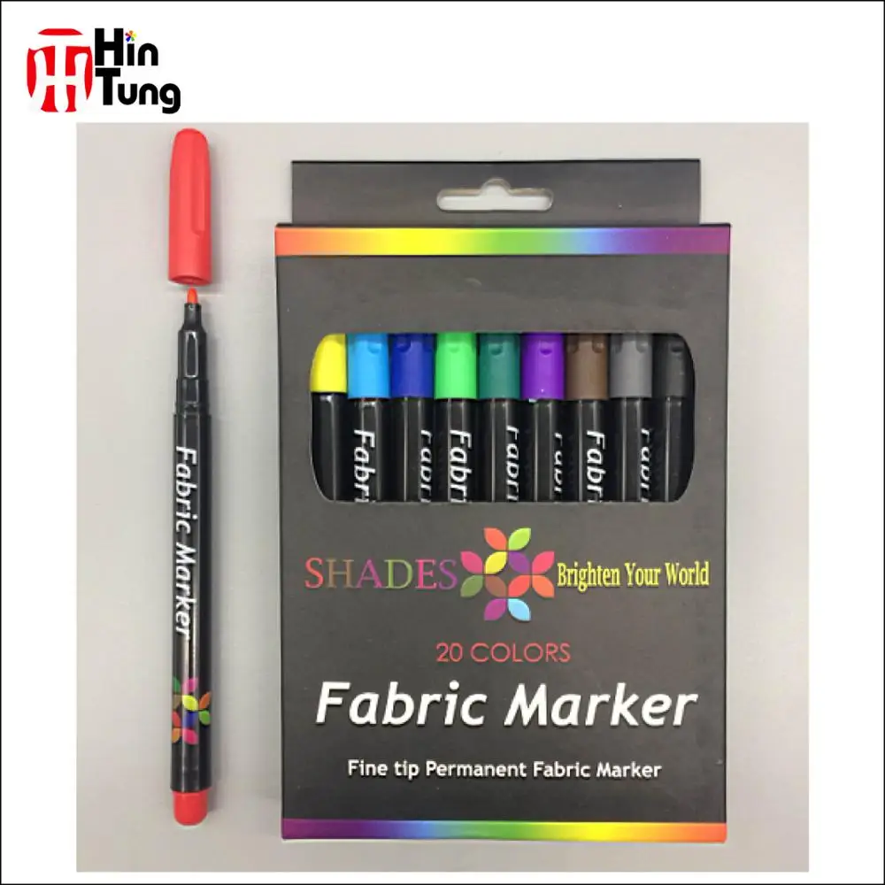 20pcs-fine-tip-fabric-marker-pen-permanent-textile-marker-buy-textile