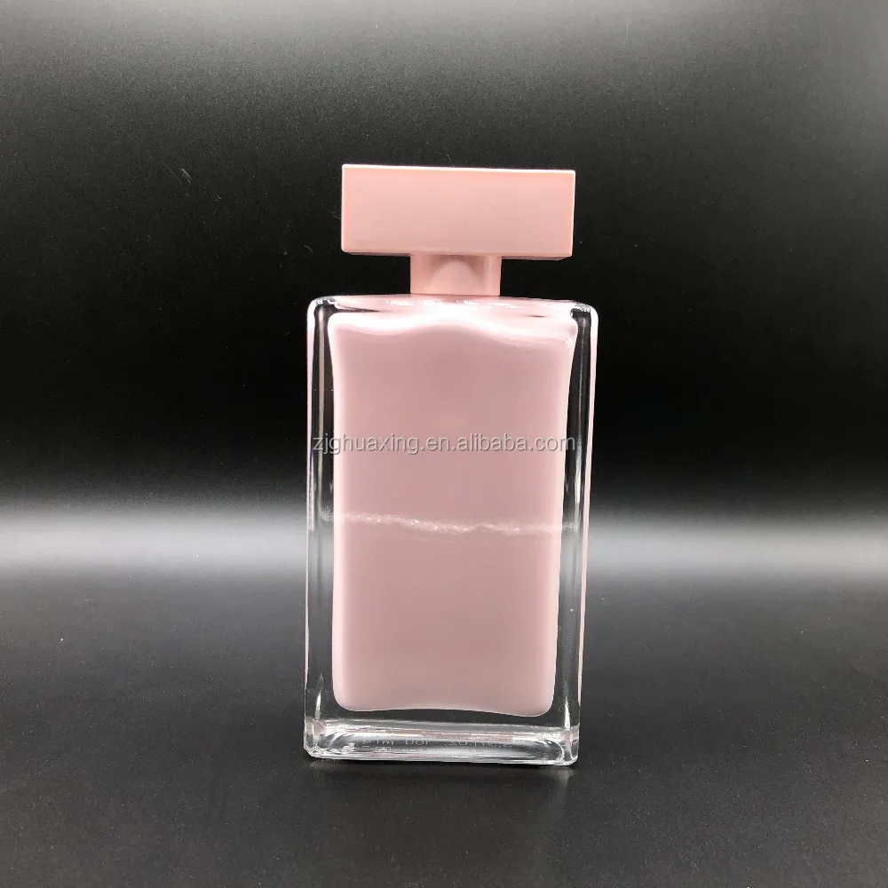 perfume pink rectangular bottle