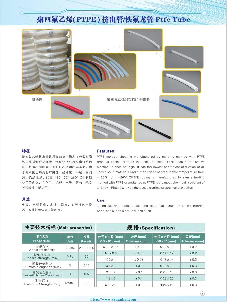 ptfe tube