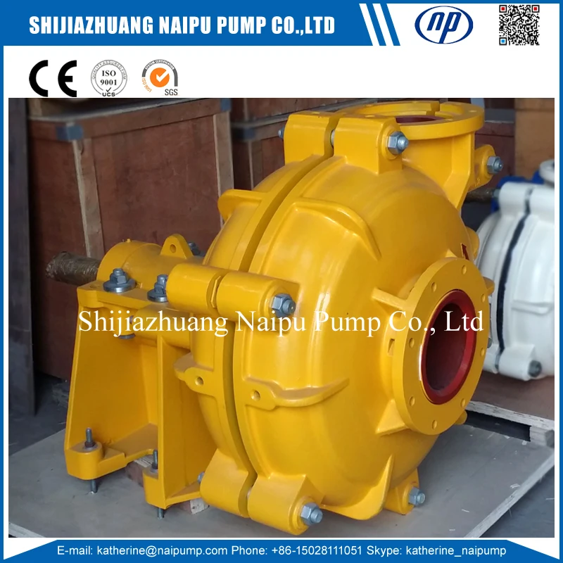 200zjm Medium Duty Slurry Pump For Tailing Dewatering Hydrocyclone 