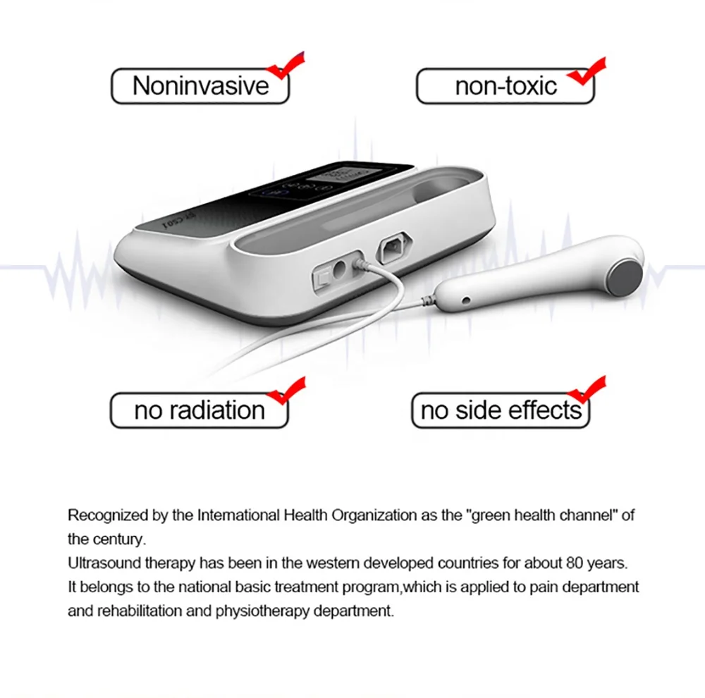 SSCH Body Pain Reduction Shockwave Therapy Machine / Ultrasound Shock Wave Therapy