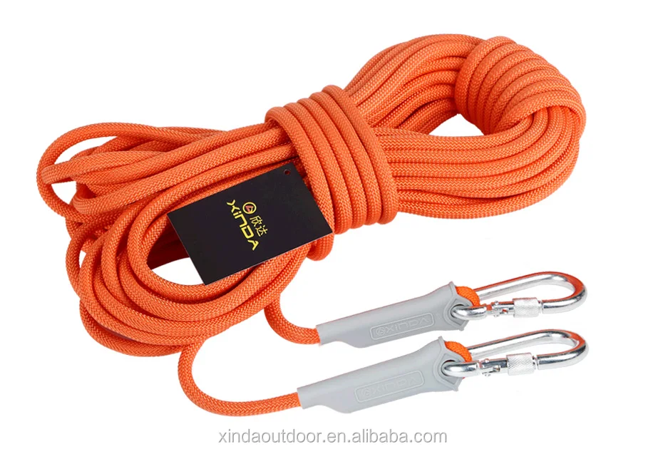 Xinda Outdoor 9.5mm Climbing Safety Rope With 2 Pieces Carabiners Buy